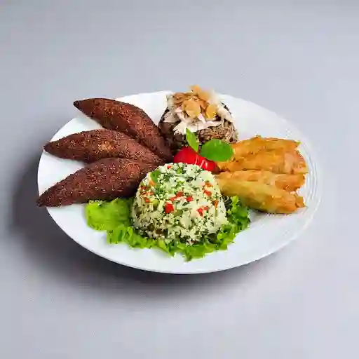 Medio Plato Árabe Mixto