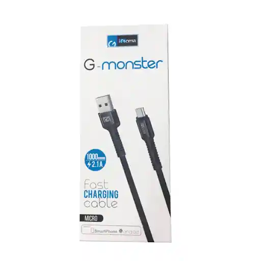 Igoma Cable G-Moster Negro Micro Usb