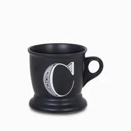 Ambiente Gourmet Mug con Letra C Negro
