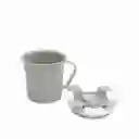 Recipiente Hermético Redondo Gris 683 Ml