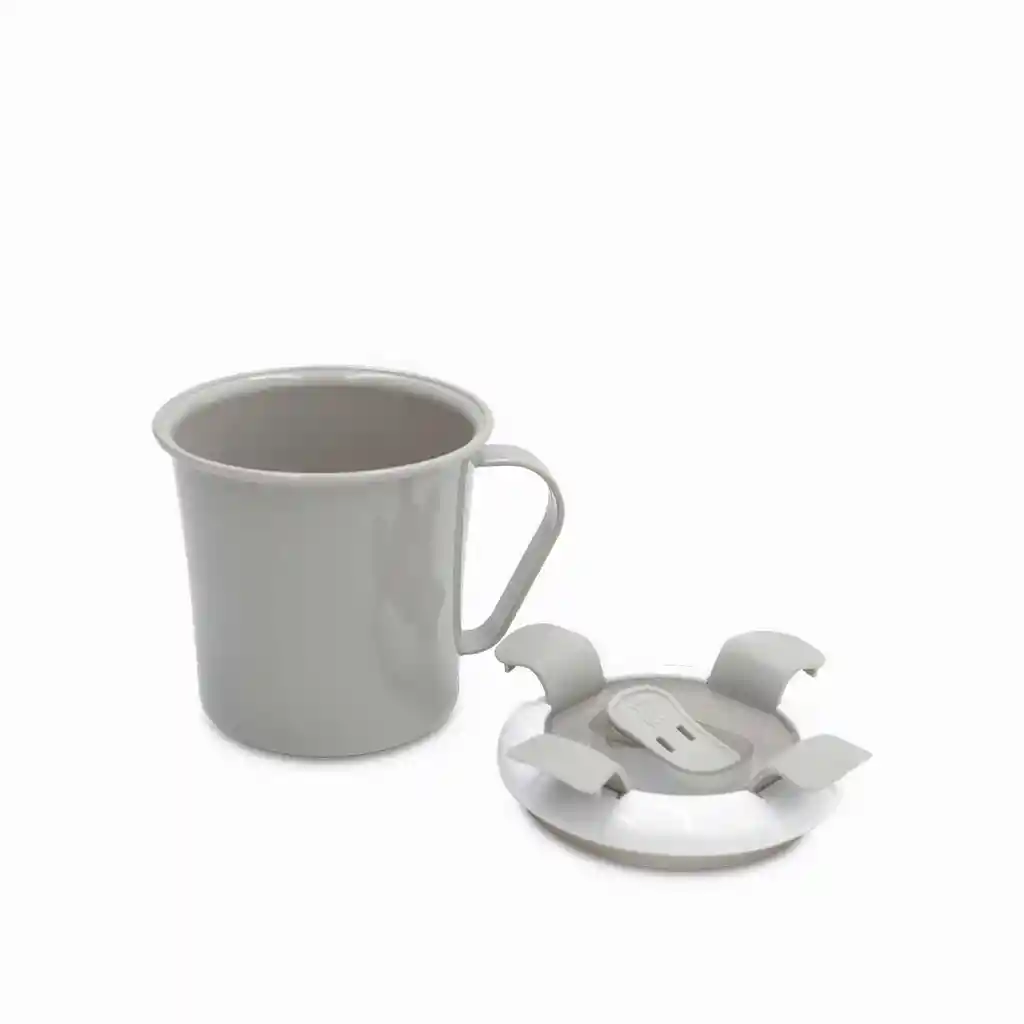 Recipiente Hermético Redondo Gris 683 Ml