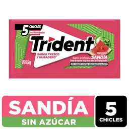 Trident Chicle Sin Azúcar Sandía 8.5 g