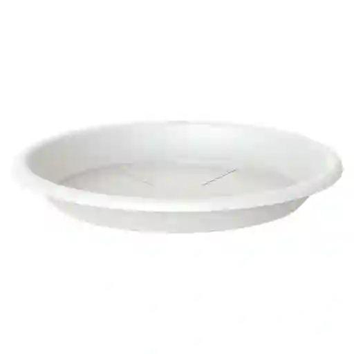Plato Matera Plástico Capri Blanco Outzen