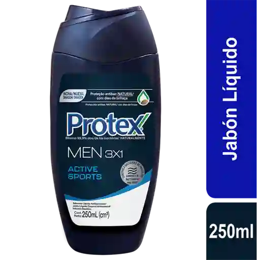Jabon Liquido Cuerpo Protex For Men Sport 250ml