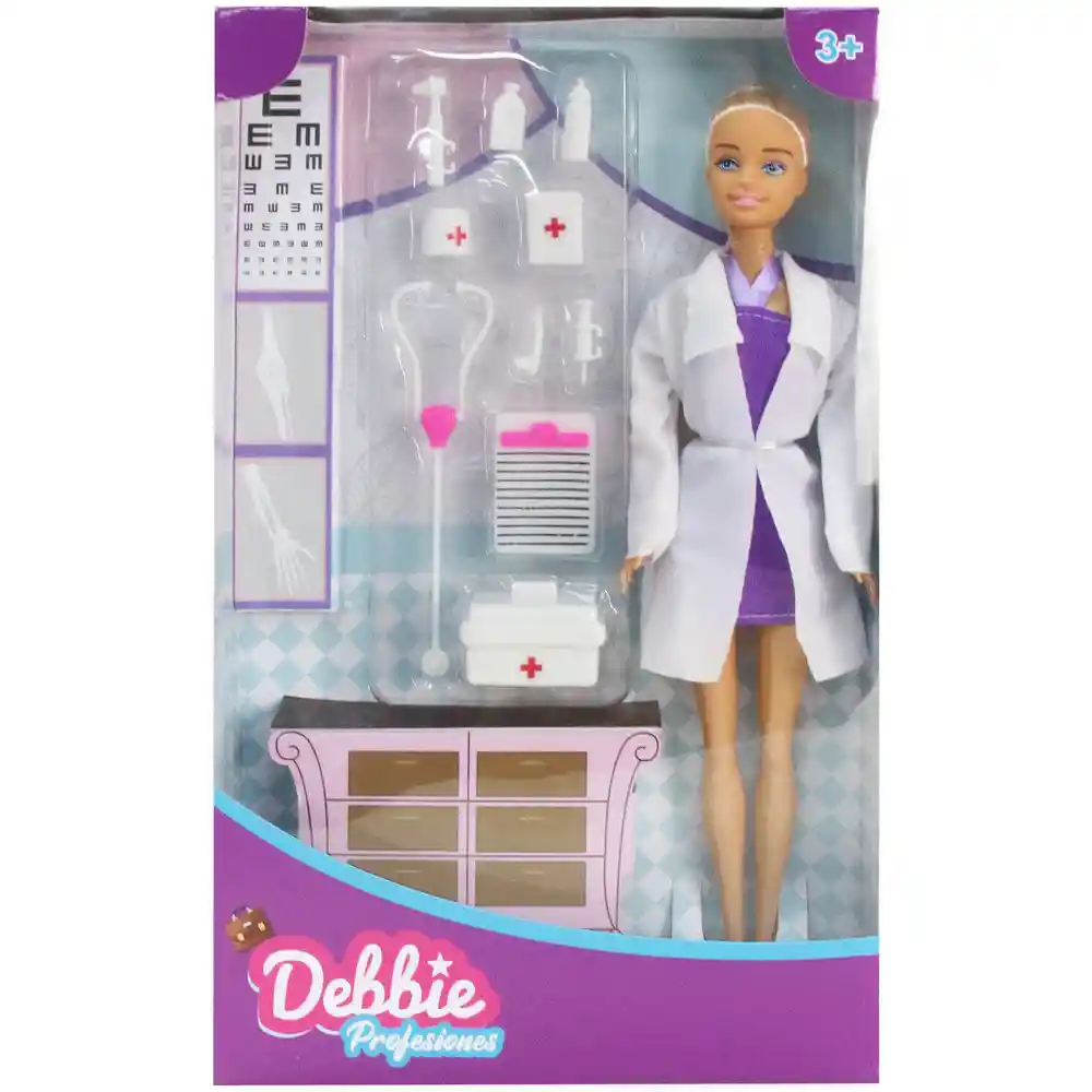 Debbie Profesiones Doctora Muñeca X1 Surtido