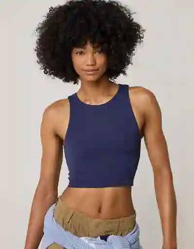Top Aerie Azul Talla: SMALL 1475890 American Eagle