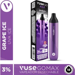 Vuse Go Max Vapeador 1500 Puff Grape Ice