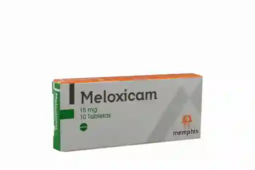 Memphis Products Meloxicam 15 Mg 10 Tabletas Mp