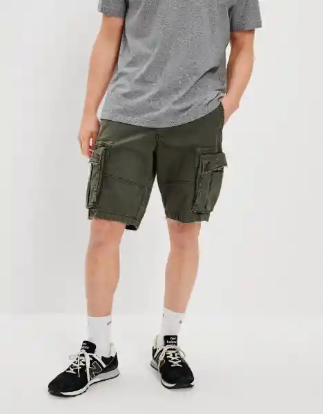 Bermuda Verde Talla 36 Hombre American Eagle
