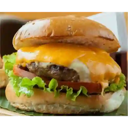 Hamburguesa Cheddar Mas Bebida