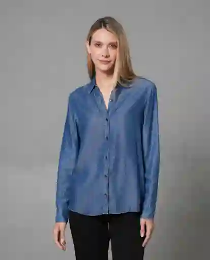 Camisa Mujer Azul S 210 G104_AZU184029 Rifle