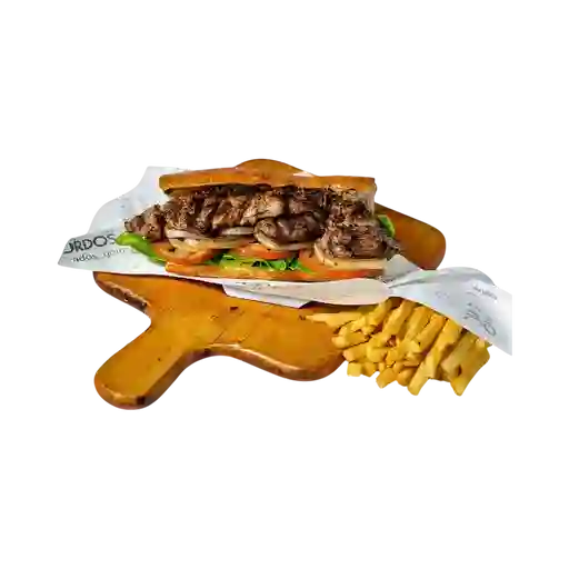 Combo Sándwich de Bondiola + Papas