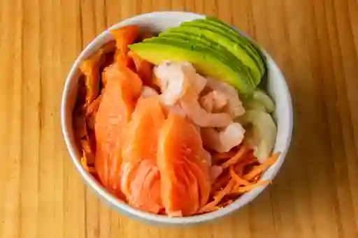 California Poke (salmón/camarón)
