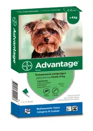 Advantage Antipulgas para Perro de Hasta 4 Kg 