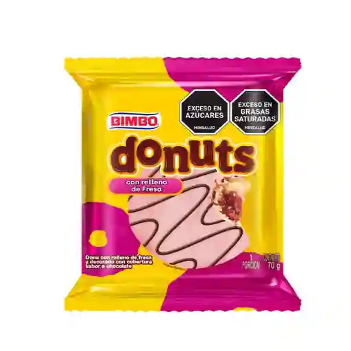 Bimbo Dona Berlina Cubierta Rellena Fresa