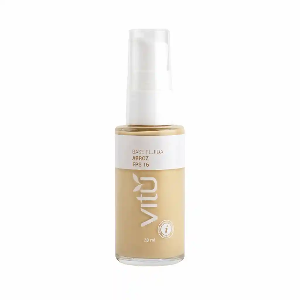 Vitu Base De Maquillaje Fluida Arroz Y Spf16 30 Ml