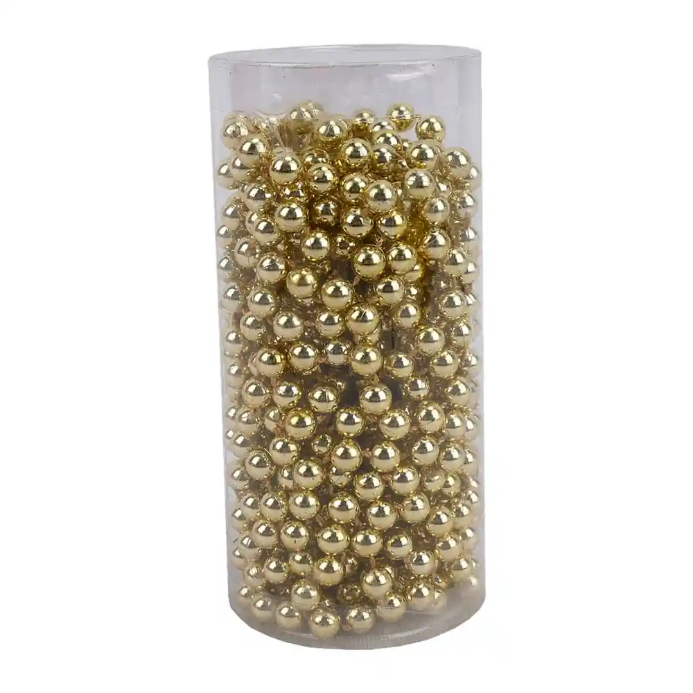 Guirnalda Perlas Color Dorado Krea