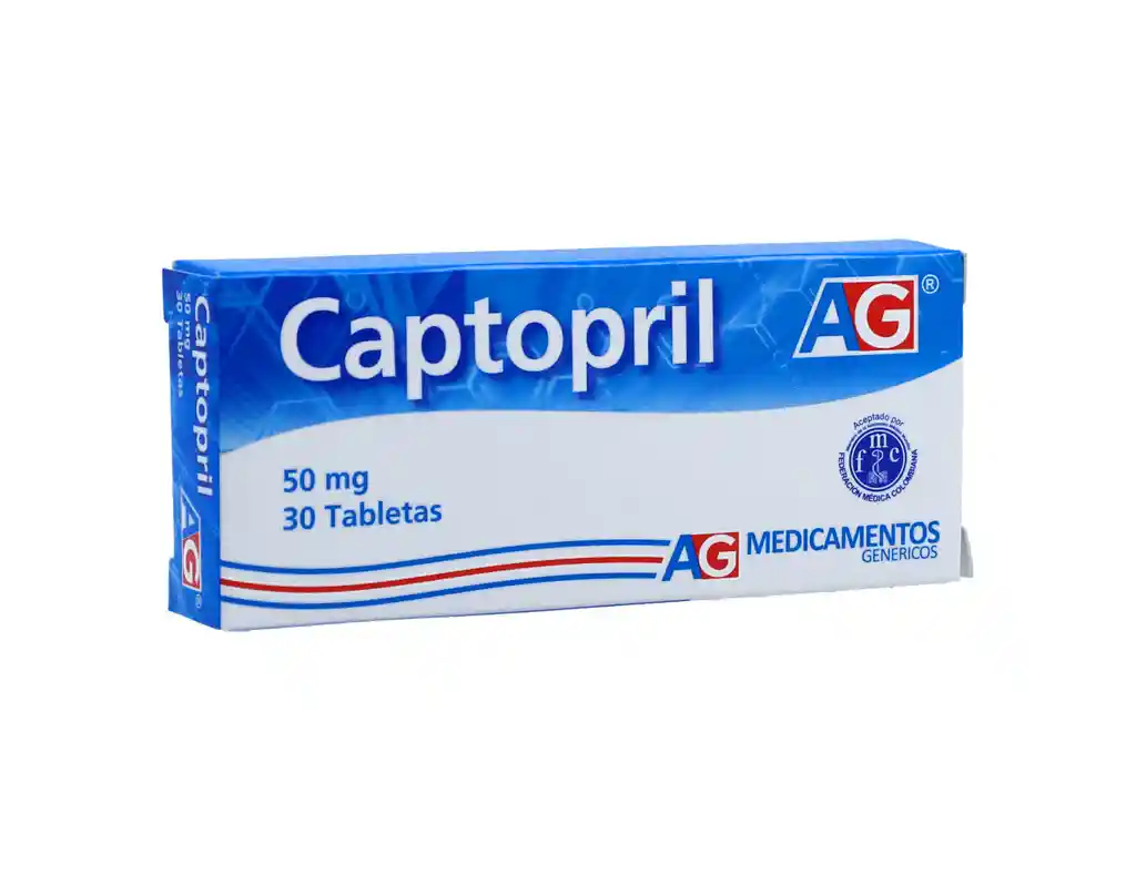 American Generics Captopril Tabletas (25 mg)
