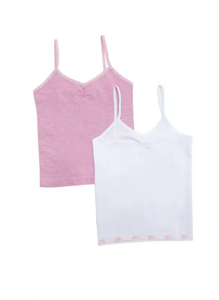Top Seamless Niña X2 6-estrellas