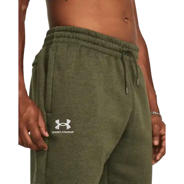 Under Armour Short Essential Fleece Hombre Verde XL 1380377-390