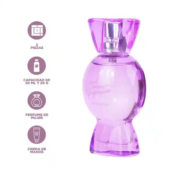 Set de Regalo Perfume y Crema Corporal Pink Romance Lilac Miniso