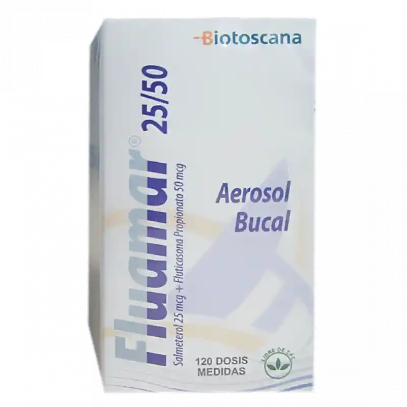 Fluamar Aerosol Bucal (25 mcg /50 mcg) 