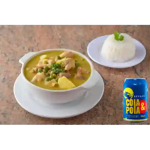Combo Sopa de Menudencias + Cola & Pola 330 ml
