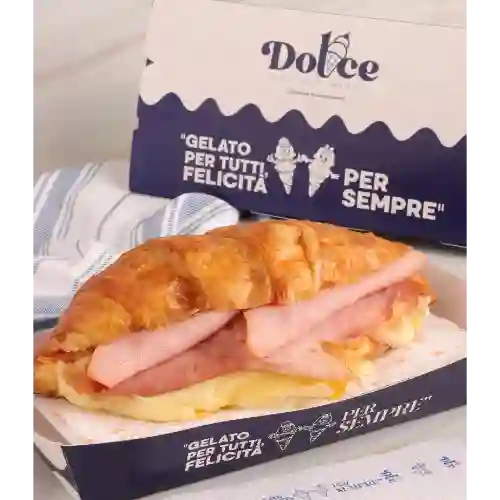 Croissant de Jamón y Queso