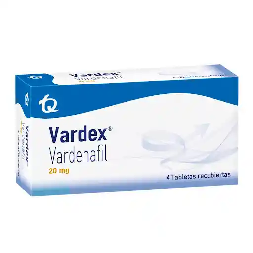 Vardex Vardenafil 20 Mg Caja