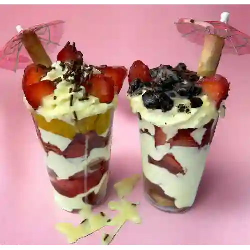 Fresas con Crema Durazno