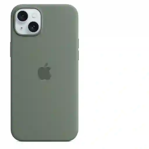 Apple Funda de Silicona Con Magsafe Para iPhone 15 Plus Ciprés