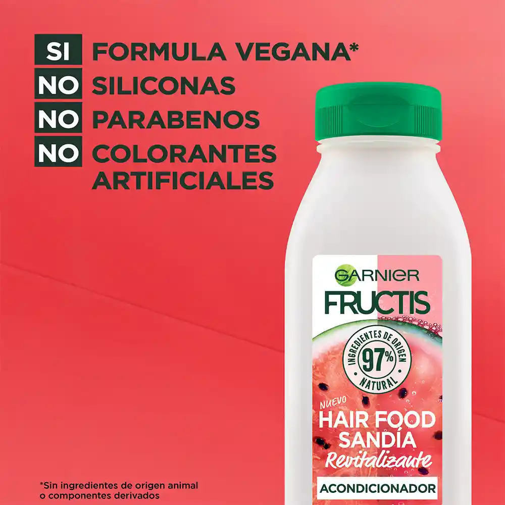 Acondicionador Hair Foof Garnier Sandía Revitalización 300 mL