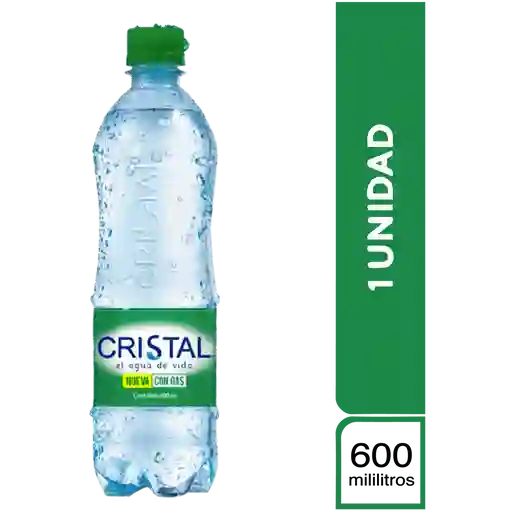 Agua Cristal con Gas