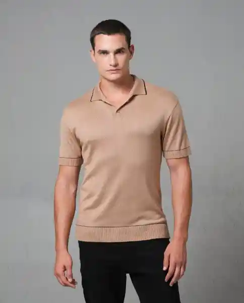 Camiseta Polo Hombre Cafe L 192G001_CAF171038 Rifle