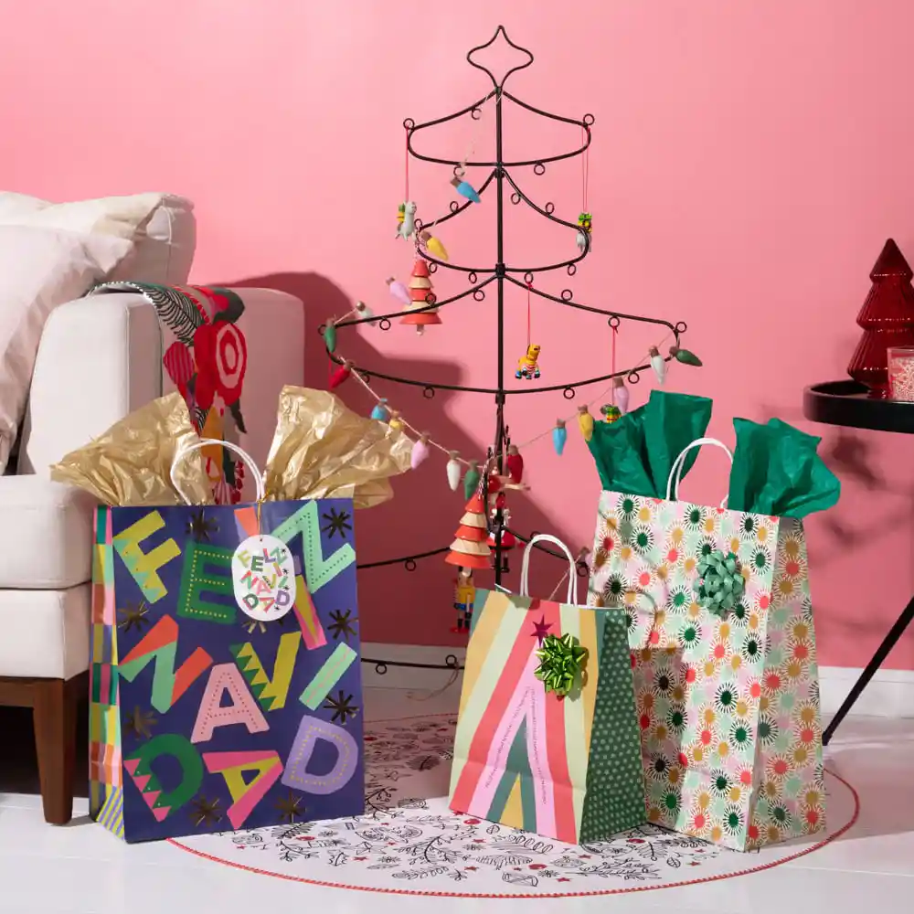 Set 2 Bolsas Navidad Diseño 0012