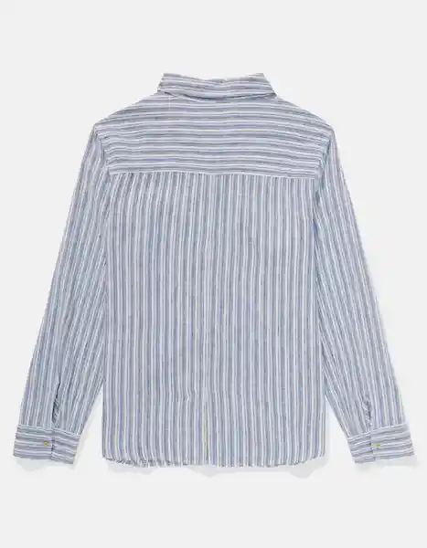 Camisa Mujer Azul Talla MEDIUM 6146400 American Eagle