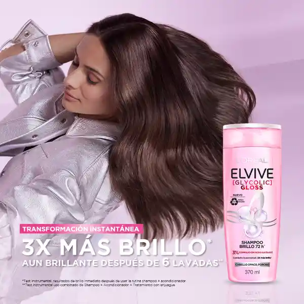 Shampoo Elvive Glycolic Gloss 370ml