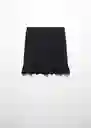 Falda Rayaf Negro Talla 19 Teen Niñas Mango