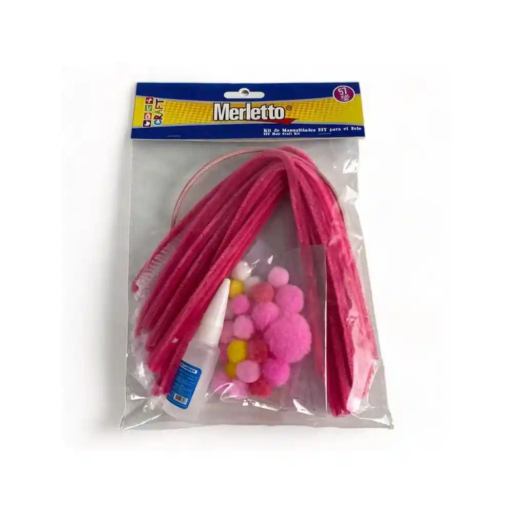 Kit de Vincha Divertida Manualidades X 57 Pcs Merletto
