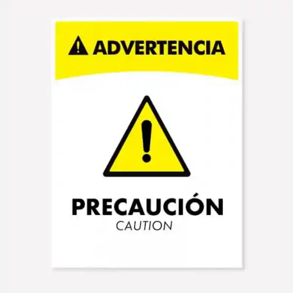 Wrk Work Señal Precaucion C20 21 x 16 cm
