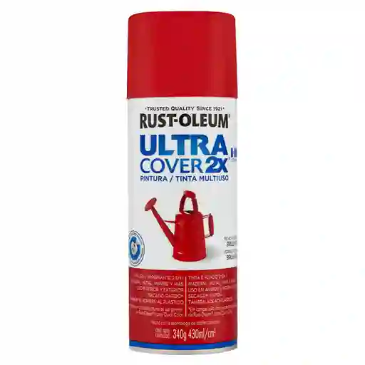 Rust-Oleum Laca Rojo Manzana Brillante Ultracover 2X