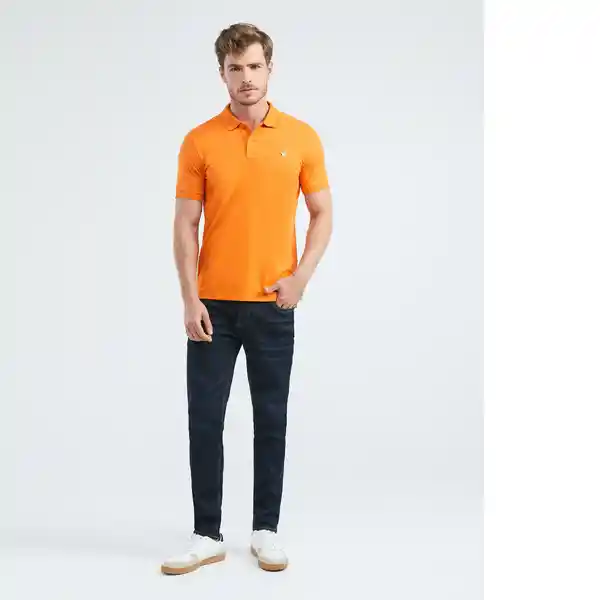 Camiseta Muscle Hombre Naranja Talla L Chevignon