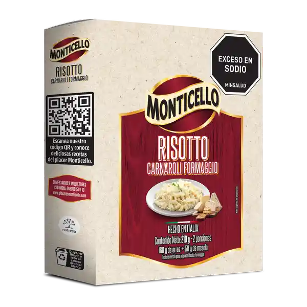 Monticello Risotto Carnaroli Formaggio