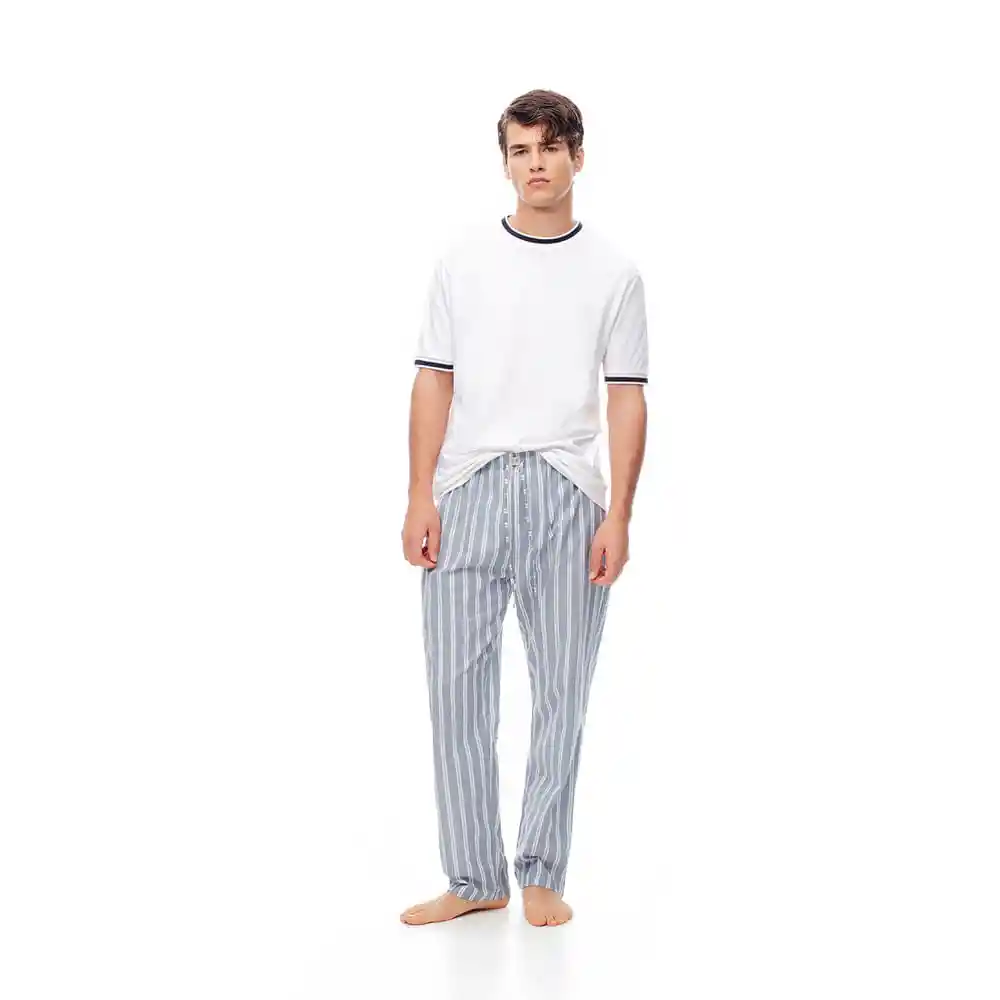 Pantalón Largo en Tejido Plano Masculino Aozot Gef