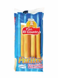 Pan El Country Palitos Extrafinos Crocantes