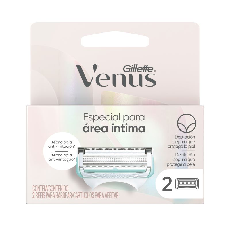 Repuestos Cuchilla Gillette Venus Íntima 2 Und