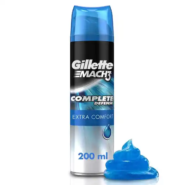 Gillette Gel de Afeitar Mach3 Complete Defense Extra Comfort