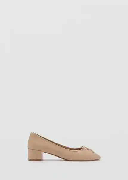 Zapatos Mer Caramelo Talla 39 Mujer Mango