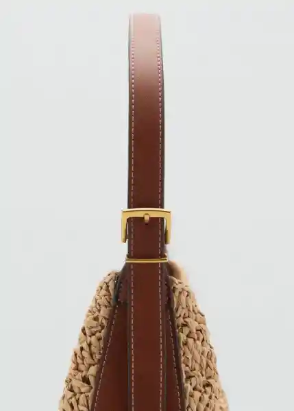 Bolso G Carrie Cuero Talla 99 Mujer Mango