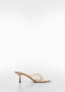 Sandalias Ronda Nude Talla 37 Mujer Mango